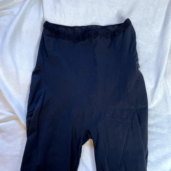 SPANX ASSETS Black High Waist Leggings Extra Large Compression Seamless Ankle - Picture 4 of 5